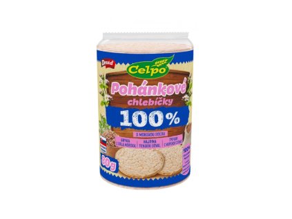 Celozrnné chlebíčky pohankové s mořskou solí - Celpo 80g