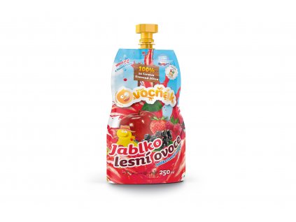 100% šťáva Ovocňák jablko/lesní ovoce 250ml  + Při koupi 12 a více kusů 3% Sleva