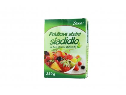 Práškové stolní sladidlo - Stevia 250g  + Při koupi 12 a více kusů 3% Sleva