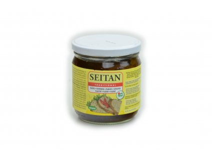 Seitan plátky ve skle - Sunfood 370g + Při koupi 12 a více kusů 3% Sleva