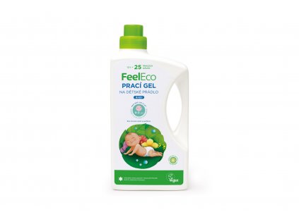 Prací gel na dětské prádlo - vegan - Feel Eco 1500ml  + Při koupi 12 a více kusů 3% Sleva