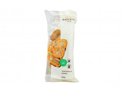 Sušenky amaranthové celozrnné bez vajec a mléka - Natural 150g  + Při koupi 12 a více kusů 3% Sleva