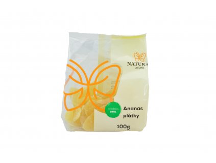 Ananas plátky slazené - Natural 100g  + Při koupi 12 a více kusů 3% Sleva