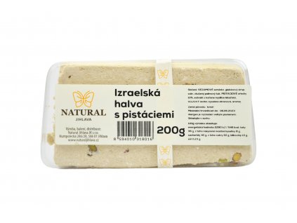 Chalva Izrael s pistáciemi - Natural 200g  + Při koupi 12 a více kusů 3% Sleva