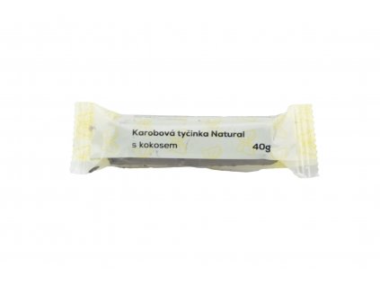 Karobová tyčinka s kokosem - Natural 40g  + Při koupi 12 a více kusů 3% Sleva