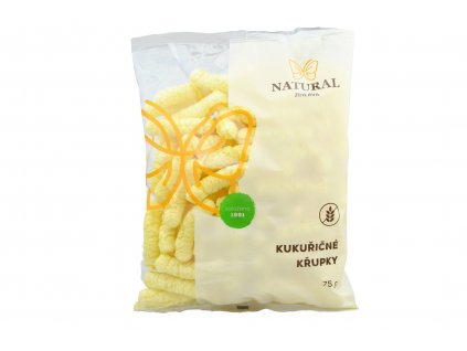 Křupky kukuřičné bez lepku - Natural 75g  + Při koupi 12 a více kusů 3% Sleva