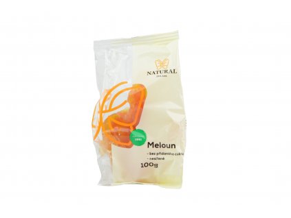 Meloun sušený nesířený bez přidaného cukru - Natural 100g  + Při koupi 12 a více kusů 3% Sleva