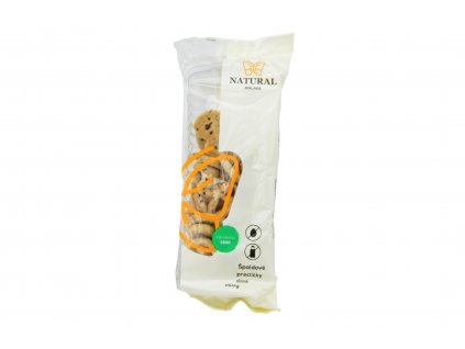 Sušenky preclíčky špaldové celozrnné slané bez lepku Natural Jihlava 150 g