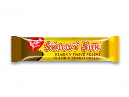 Sójový suk klasik v tmavé polevě - bez lepku - Celita 50g  + Při koupi 12 a více kusů 3% Sleva