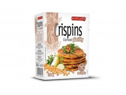 Crispins cizrnové placičky bez lepku - Extrudo 250g  + Při koupi 12 a více kusů 3% Sleva