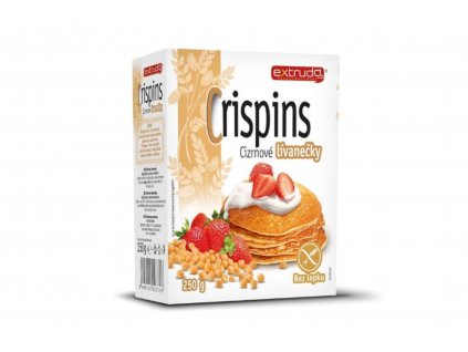 Crispins cizrnové lívanečky bez lepku - Extrudo 250g  + Při koupi 12 a více kusů 3% Sleva