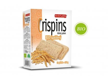 Crispins BIO křehký plátek špaldový - Extrudo 100g  + Při koupi 12 a více kusů 3% Sleva