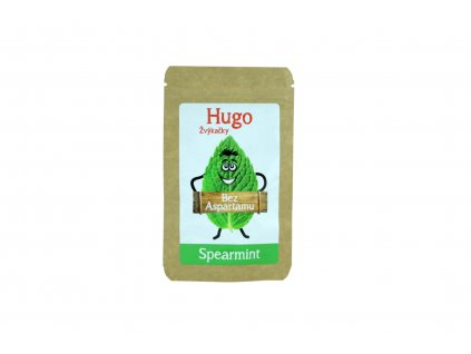 Žvýkačky Spearmint bez aspartamu - Hugo 42g  + Při koupi 12 a více kusů 3% Sleva