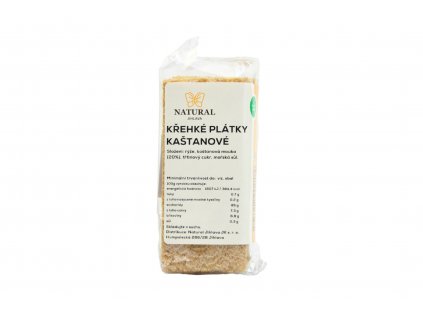 Křehké plátky kaštanové - Natural 49g  + Při koupi 12 a více kusů 3% Sleva