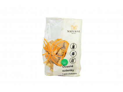 Sušenky ovesné s goji a kokosem bez lepku Natural Jihlava 150 g