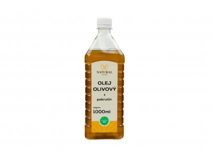 Olej olivový z pokrutin - Natural 1000ml  + Při koupi 12 a více kusů 3% Sleva