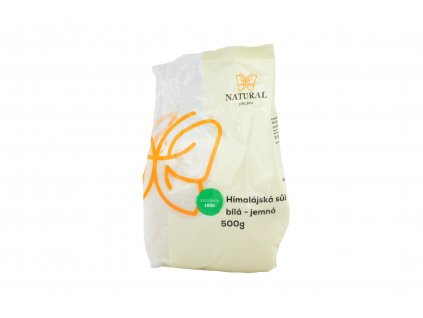 Sůl himalájská bílá jemná - Natural 500g  + Při koupi 12 a více kusů 3% Sleva
