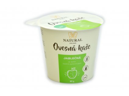 Ovesná kaše bez lepku jablečná - Natural 80g  + Při koupi 12 a více kusů 3% Sleva