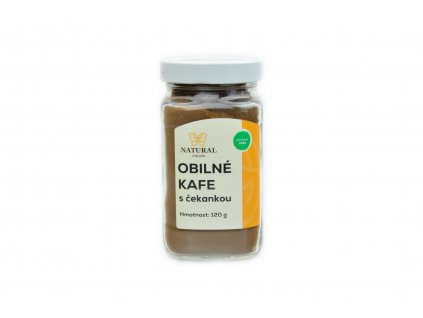 Kafe obilné s čekankou - Natural 120g  + Při koupi 12 a více kusů 3% Sleva