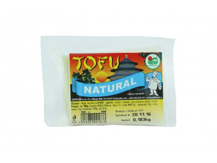 Tofu natural - Sunfood cca 200g  + Při koupi 12 a více kusů 3% Sleva