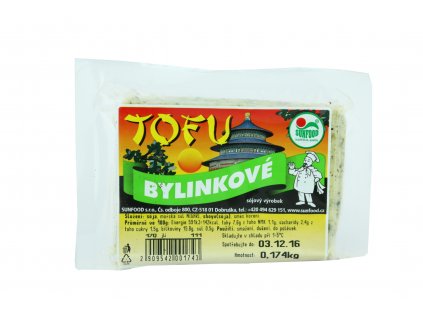 Tofu bylinkové - Sunfood cca 200g  + Při koupi 12 a více kusů 3% Sleva