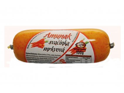 Amunak - svačinka mrkvová 100g  + Při koupi 12 a více kusů 3% Sleva