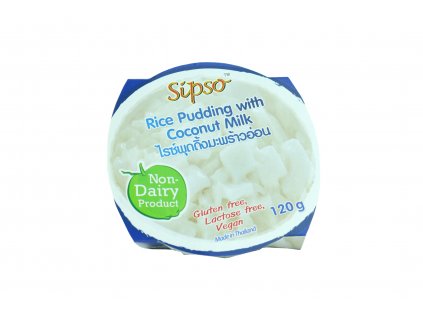 Rýžový puding s kokosovým mlékem - vegan - Sipso 120g  + Při koupi 12 a více kusů 3% Sleva