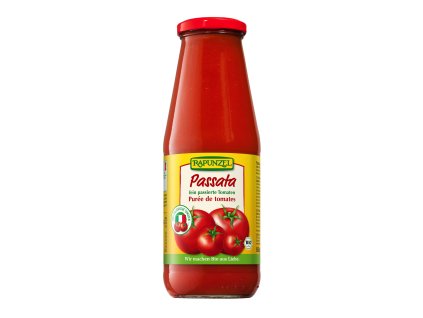 Bio passata: drcená rajčata RAPUNZEL 680 g  + Při koupi 12 a více kusů 3% Sleva