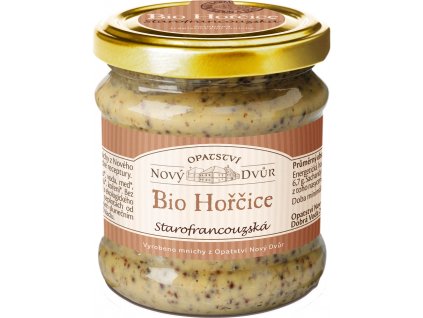 Old French mustard 195 g BIO LABORA