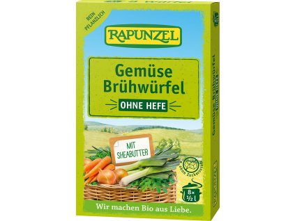 Bio zeleninový vývar bez droždí v kostce RAPUNZEL 8 ks  + Při koupi 12 a více kusů 3% Sleva