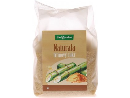 Bio přírodní třtinový cukr NATURALA bio*nebio 400 g  + Při koupi 12 a více kusů 3% Sleva
