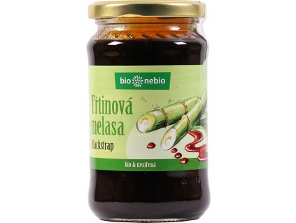 Bio třtinová melasa nesířená bio*nebio 450 g  + Při koupi 12 a více kusů 3% Sleva