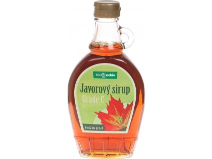 Ahornsirup 100% Grad C 250 ml BIO BIO NONBIO + Při koupi 12 a více kusů 3% Sleva