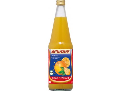 Organiczny sok pomarańczowy 100% Beutelsbacher 0,7 l  + Při koupi 12 a více kusů 3% Sleva