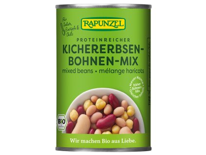 Bio směs luštěnin sterilovaná RAPUNZEL 400 g  + Při koupi 12 a více kusů 3% Sleva