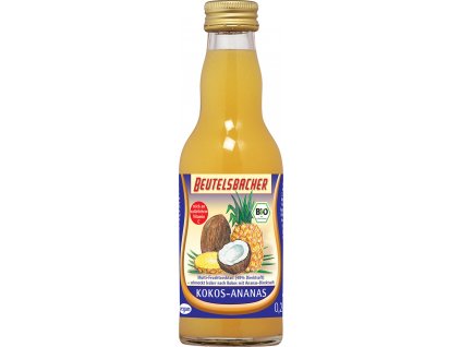 Bio kokosovo-ananasový nápoj Beutelsbacher 0,2 l  + Při koupi 12 a více kusů 3% Sleva