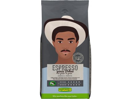Bio Espresso zrnková káva RAPUNZEL 250 g + Při koupi 12 a více kusů 3% Sleva