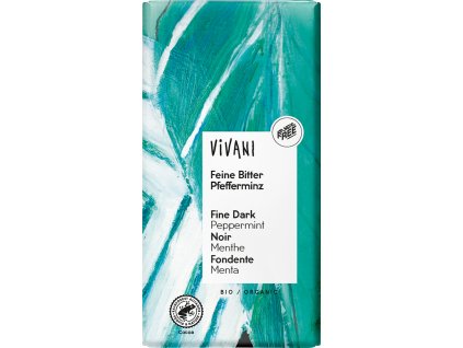 Organic dark chocolate MINT VIVANI 100 g