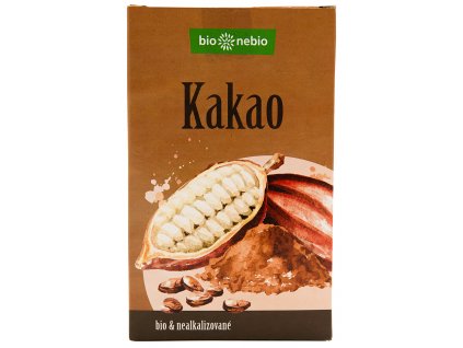 Bio kakaový prášek bio*nebio 150 g  + Při koupi 12 a více kusů 3% Sleva