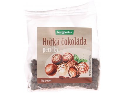 Bio pecičky z hořké čokolády bio*nebio 100 g  + Při koupi 12 a více kusů 3% Sleva