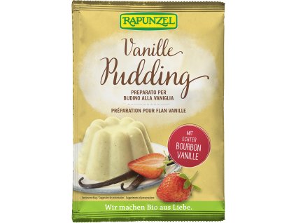 Bio pudinkový prášek vanilkový RAPUNZEL 40 g  + Při koupi 12 a více kusů 3% Sleva