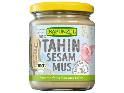 Bio tahini: 100% sezamová pasta RAPUNZEL 250 g  + Při koupi 12 a více kusů 3% Sleva