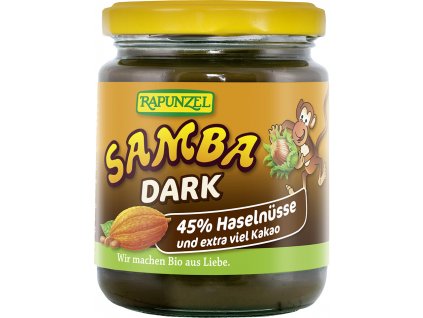 Bio SAMBA DARK: oříšková pomazánka RAPUNZEL 250 g  + Při koupi 12 a více kusů 3% Sleva