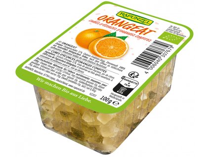 Bio kandovaná pomerančová kůra RAPUNZEL 100 g  + Při koupi 12 a více kusů 3% Sleva