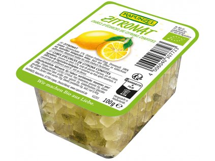 Bio kandovaná citrónová kůra RAPUNZEL 100 g  + Při koupi 12 a více kusů 3% Sleva