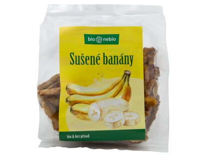 Felii de banane uscate 100 g BIO BIO NEBIO + Při koupi 12 a více kusů 3% Sleva