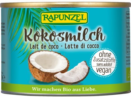 Bio kokosové mléko RAPUNZEL 200 ml  + Při koupi 12 a více kusů 3% Sleva