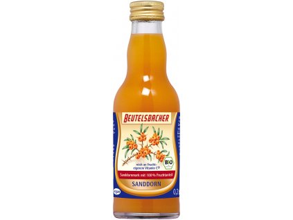 Bio Sanddornsaft 100% Beutelsbacher 0,2 l  + Při koupi 12 a více kusů 3% Sleva