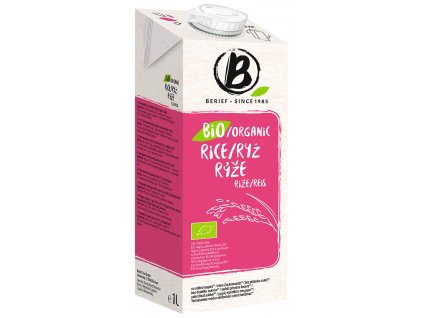 Bio rýžový nápoj Natur BERIEF 1 l  + Při koupi 12 a více kusů 3% Sleva