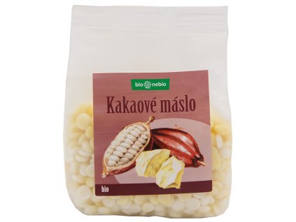 Bio kakaové máslo pecičky bio*nebio 150 g  + Při koupi 12 a více kusů 3% Sleva